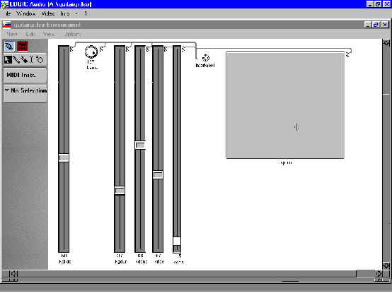 Logic Audio sliders